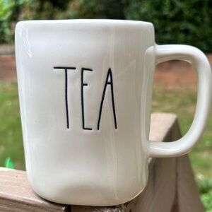 Rae Dunn White Tea Mug